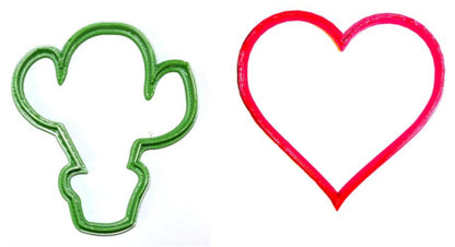 Im Stuck On You Valentines Day Heart Cactus Set Of 2 Cookie Cutters USA PR1225