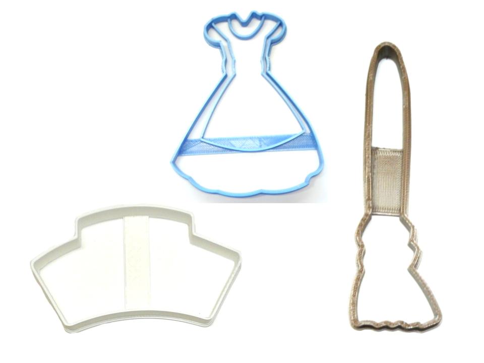 Maid Service Housekeeping Housekeeper Set of 3 Cookie Cutters USA PR1450