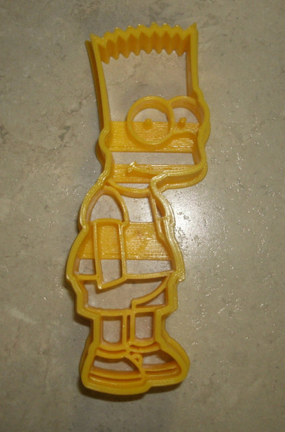 6x Bart Simpson Fondant Cutter Cupcake Topper Size 1.75" USA FD801