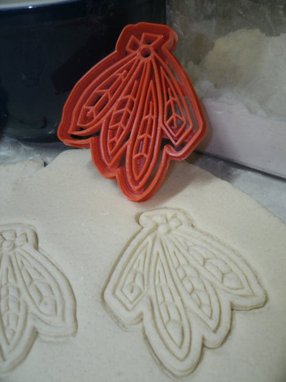 Chicago Blackhawks Hockey NHL Set Of 5 Cookie Cutters Made in USA PR645