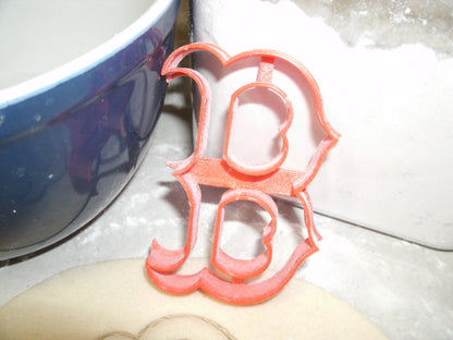 Boston Red Sox Baseball MLB With Detail Cookie Cutter Made in USA PR423