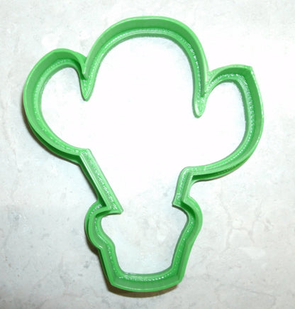 6x Cactus #1 Fondant Cutter Cupcake Topper Size 1.75" USA FD622