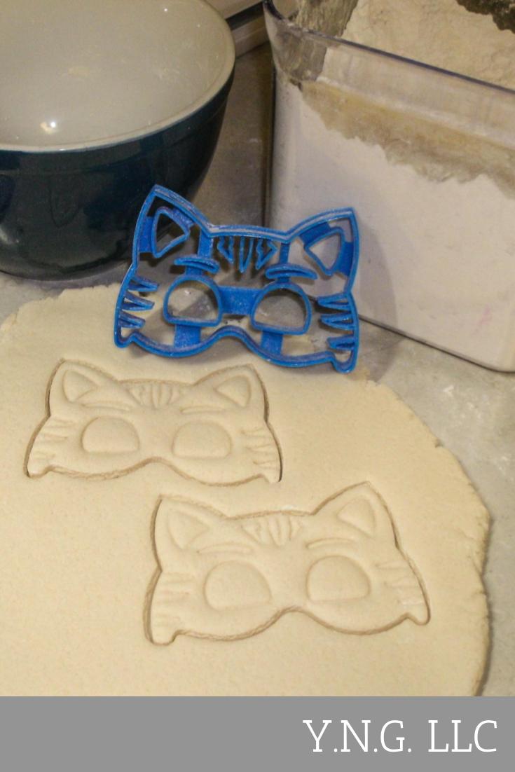 Catboy Cat Boy Mask with Details PJ Masks Kids TV Show Cookie Cutter USA PR826