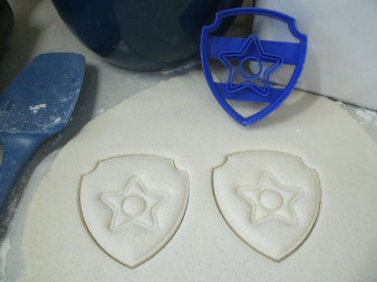 Paw Patrol Logo Badges Shields Tags Set Of 4 Cookie Cutters USA PR1047