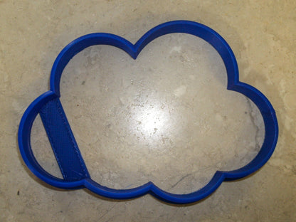6x Cloud Cloudy Rain Weather Fondant Cutter Cupcake Topper Size 1.75" USA FD835