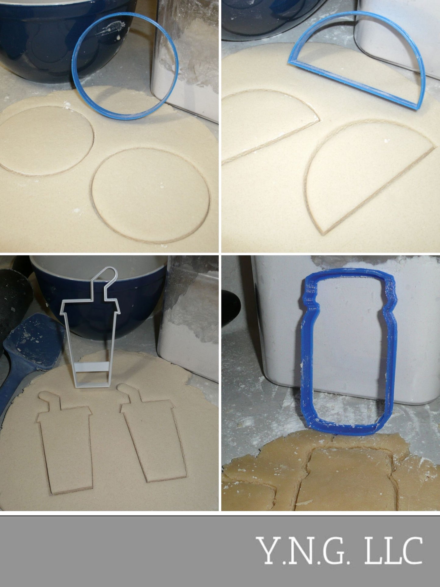 Lemonade Stand Refreshing Summer Drink Set of 4 Cookie Cutters USA PR1451