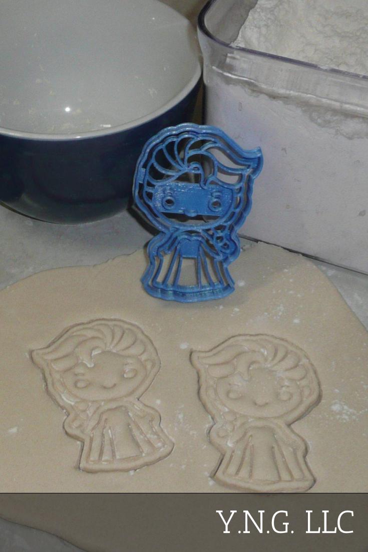 Frozen Ice Snow Queen Elsa Movie Characters Set Of 3 Cookie Cutters USA PR1251