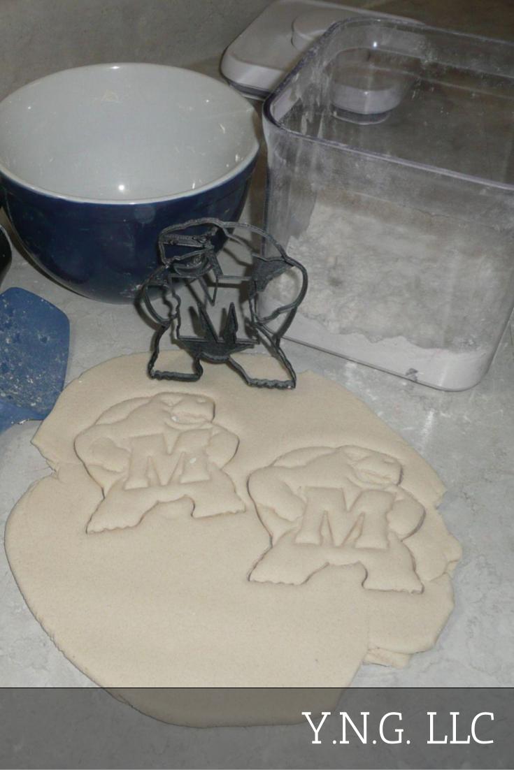 University of Maryland Terps Terrapins Turtle Mascot Cookie Cutter USA PR2937