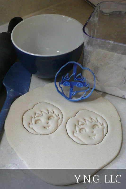 Diego From Dora The Explorer Face Cartoon Character Cookie Cutter USA PR2994