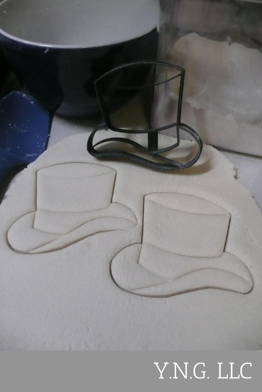 Gatsby Mens Detailed Top Hat 1920s Roaring Twenties Cookie Cutter USA PR3260