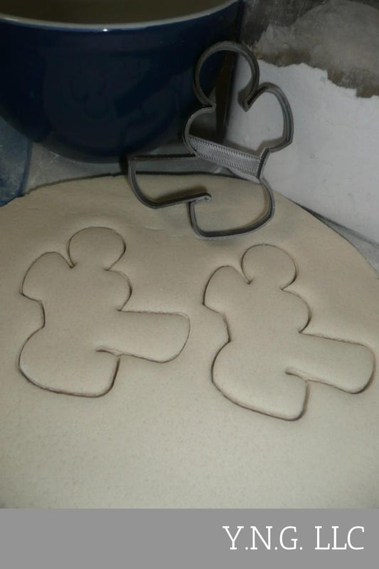 Ninja Gingerbread Man Outline Pose 3 Christmas Cookie Cutter USA PR3210