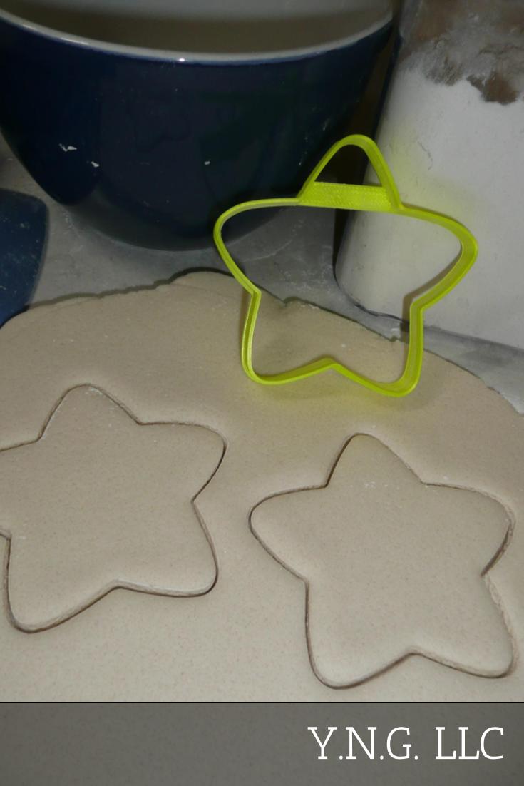 Star Shape With Rounded Corners Christmas Tree Topper Cookie Cutter USA PR2996