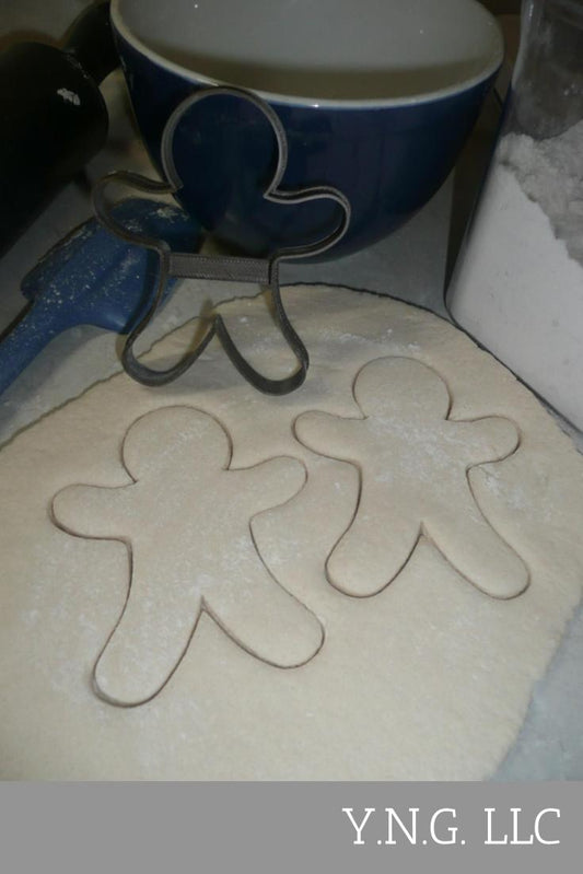 Gingerbread Man Outline Fairy Tale Christmas Cookie Cutter USA PR3246