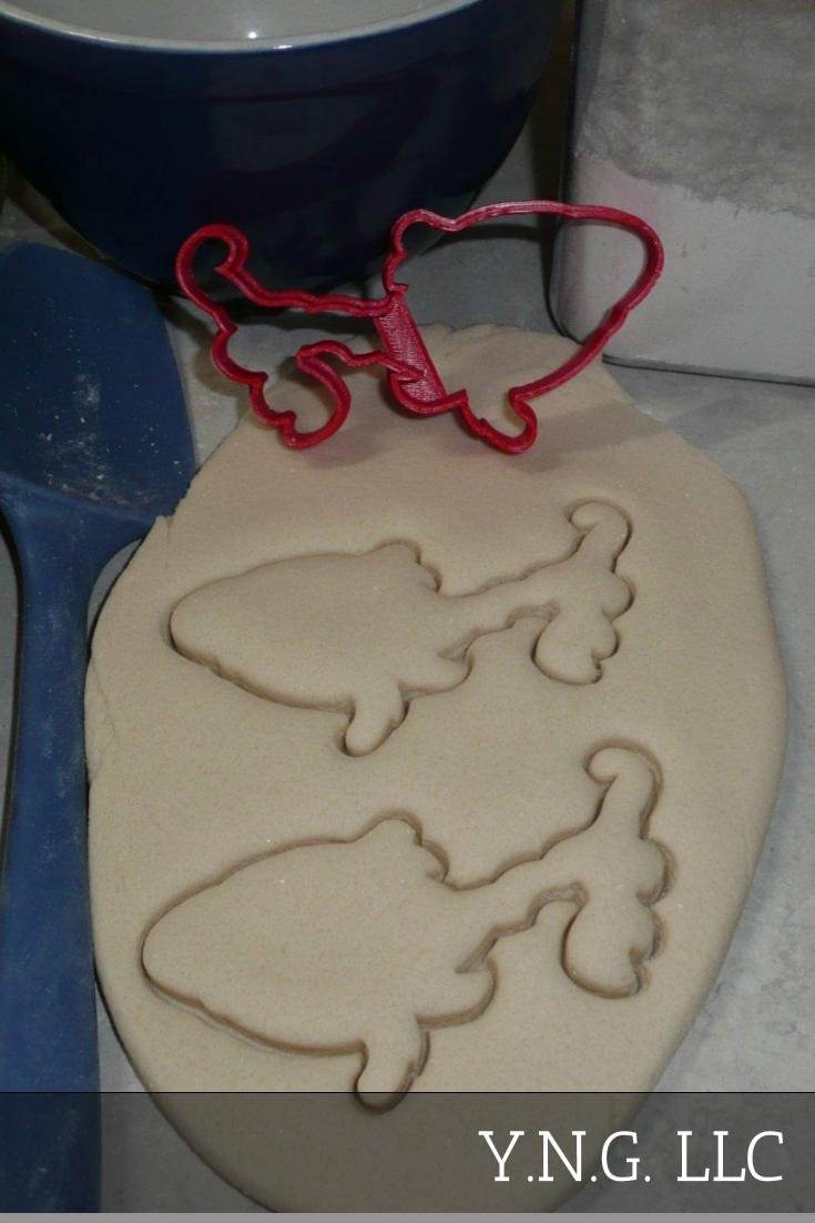 Cat In The Hat Dr Seuss Thing 1 2 Red Fish Set of 8 Cookie Cutters USA PR1248