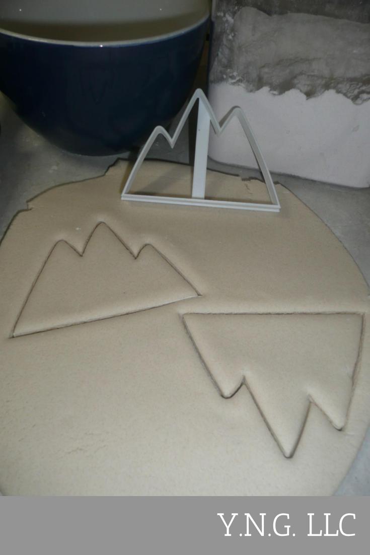 Mountains Or Iceberg Outline Mountain Range Arctic Ice Cookie Cutter USA PR3256