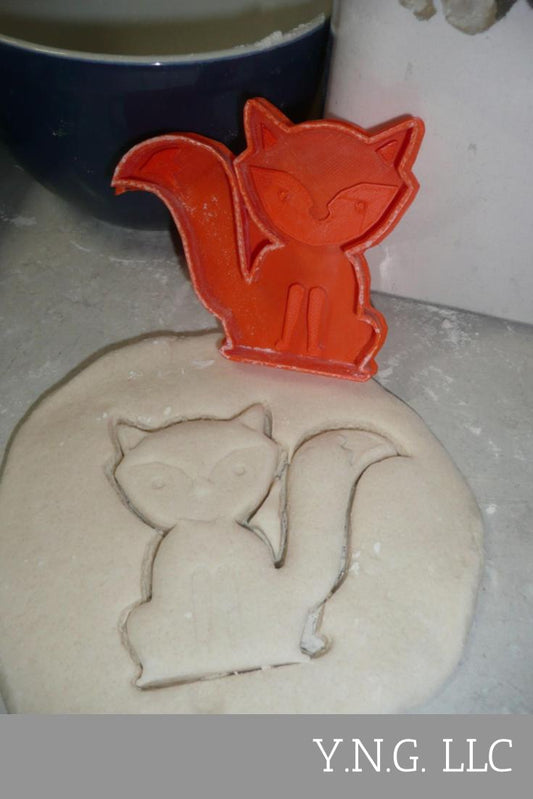 Baby Fox Pup Kit Cute Woodland Creature Adorable Animal Cookie Cutter USA PR2038