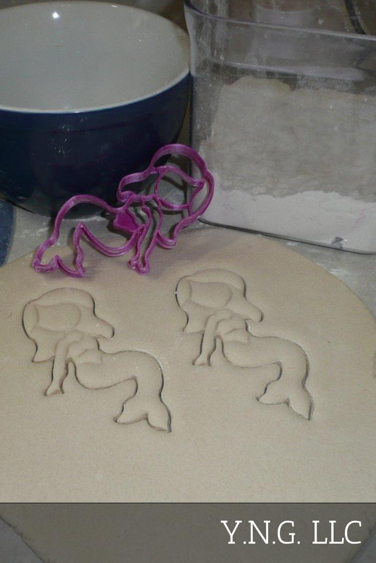Fisherman Or Mermaid Gender Reveal Shower Set Of 3 Cookie Cutters USA PR1261