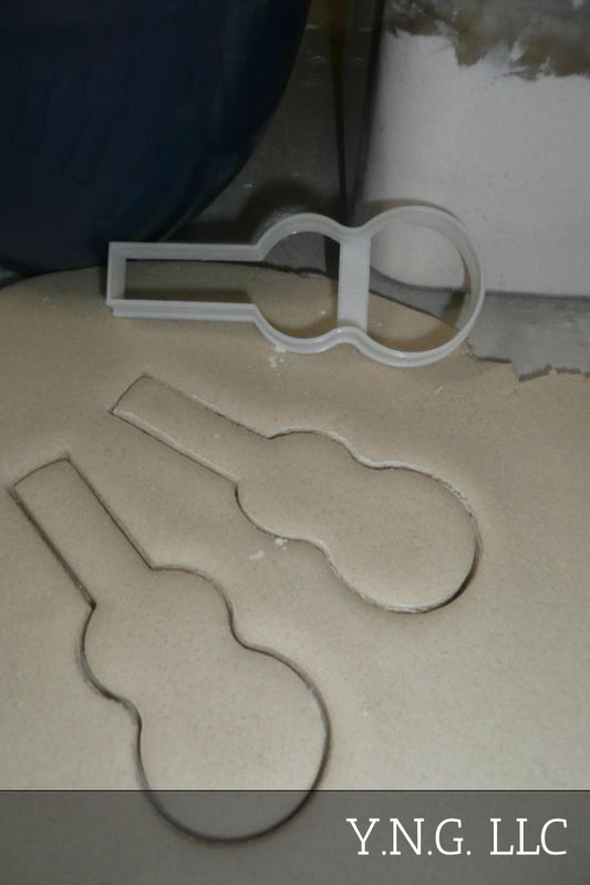 Violin Outline Fiddle Wooden Musical String Instrument Cookie Cutter USA PR3248