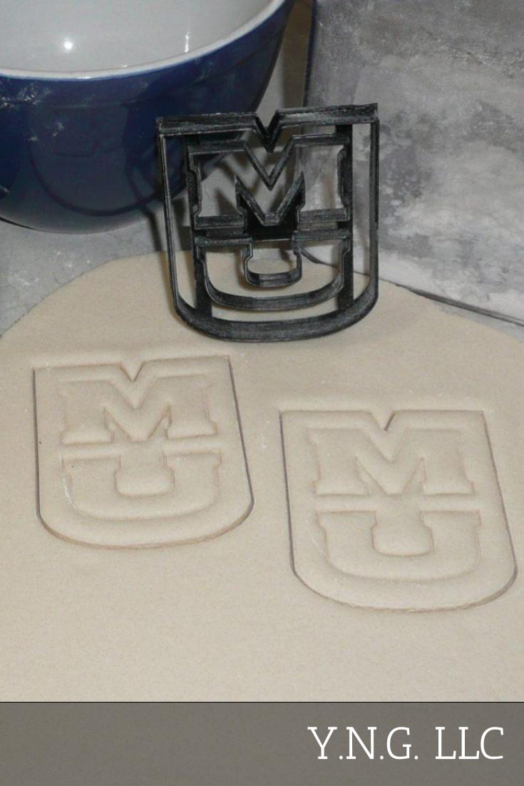University Of Missouri Tigers Mizzou MU Logo Set Of 2 Cookie Cutters USA PR1256