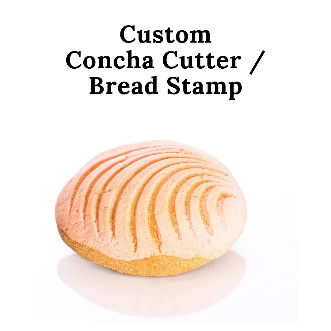 Custom Designed Concha Cutter Bread Stamp - Made in USA PR4655