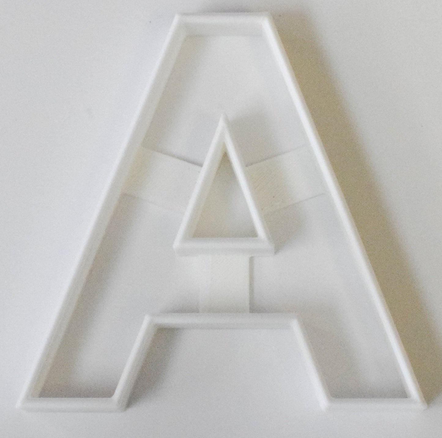 6x Letter A Alphabet Fondant Cutter Cupcake Topper Size 1.75" USA FD107A