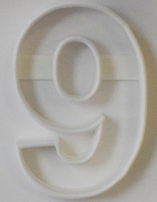 6x Number Nine 9 Fondant Cutter Cupcake Topper Size 1.75" USA FD108-9