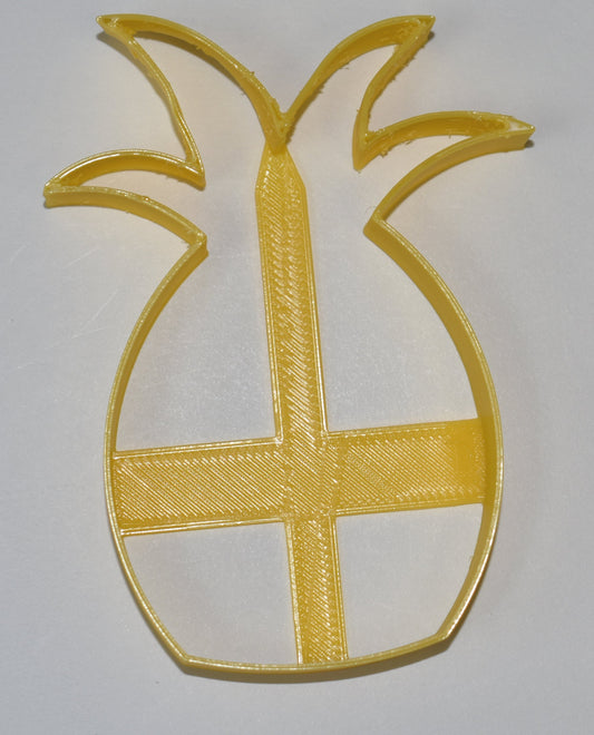 6x Pineapple Tropic Fondant Cutter Cupcake Topper Size 1.75" USA FD690