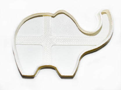 6x Elephant Full Body Outline Fondant Cutter Cupcake Topper Size 1.75" USA FD310