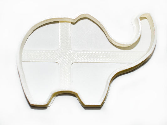 6x Elephant Full Body Outline Fondant Cutter Cupcake Topper Size 1.75" USA FD310