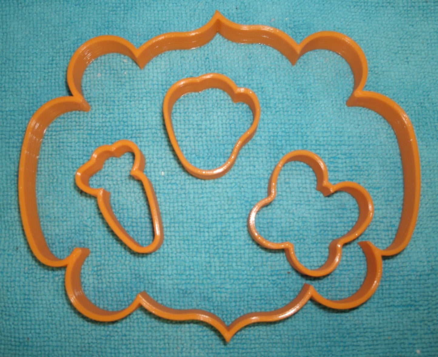 Easter Spring Tic Tac Toe 4 pc set of Cookie Cutters Made in USA PR674
