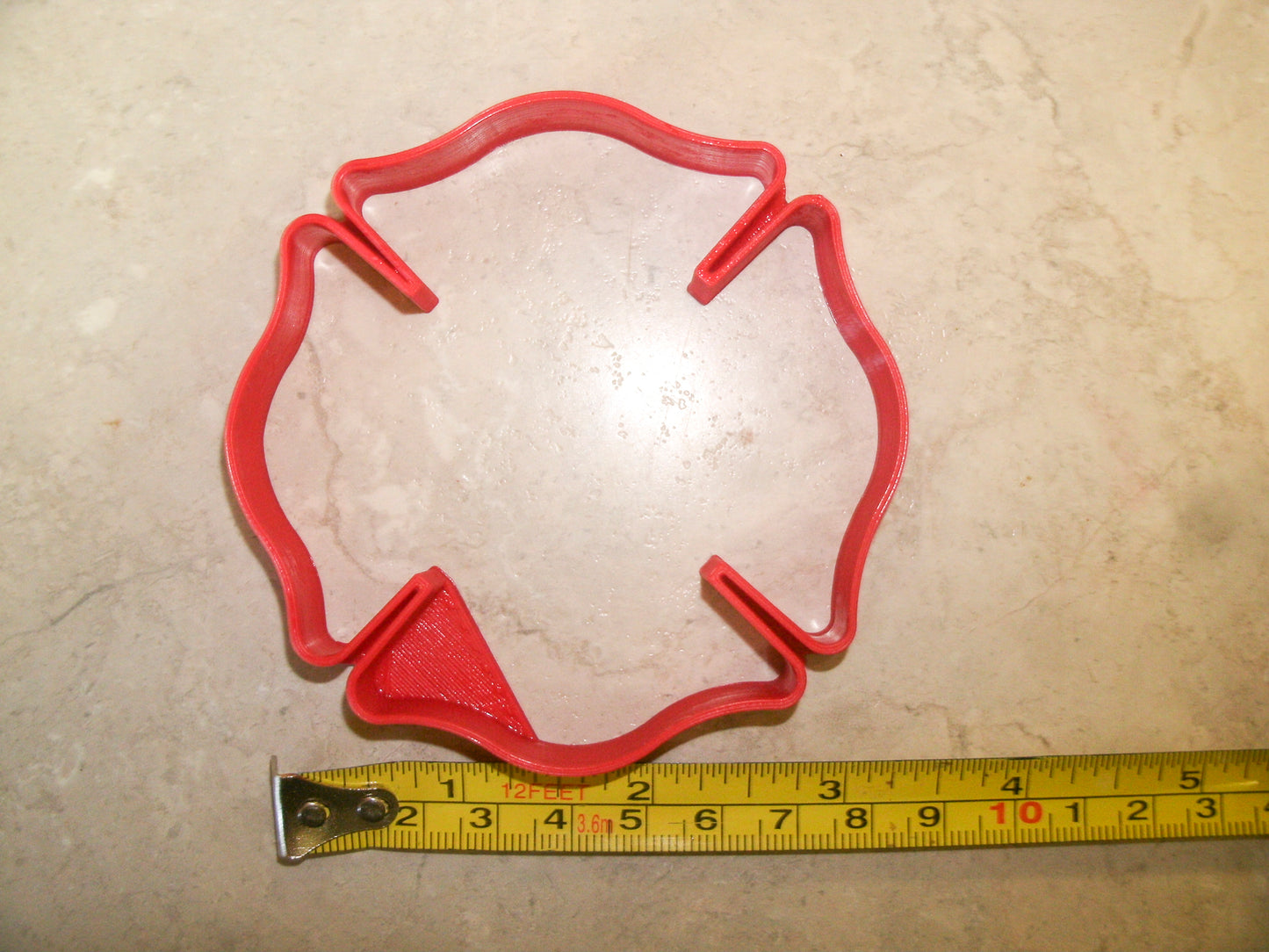 Fire Rescue Department Station Logo Cross Cookie Cutter Made In USA PR911