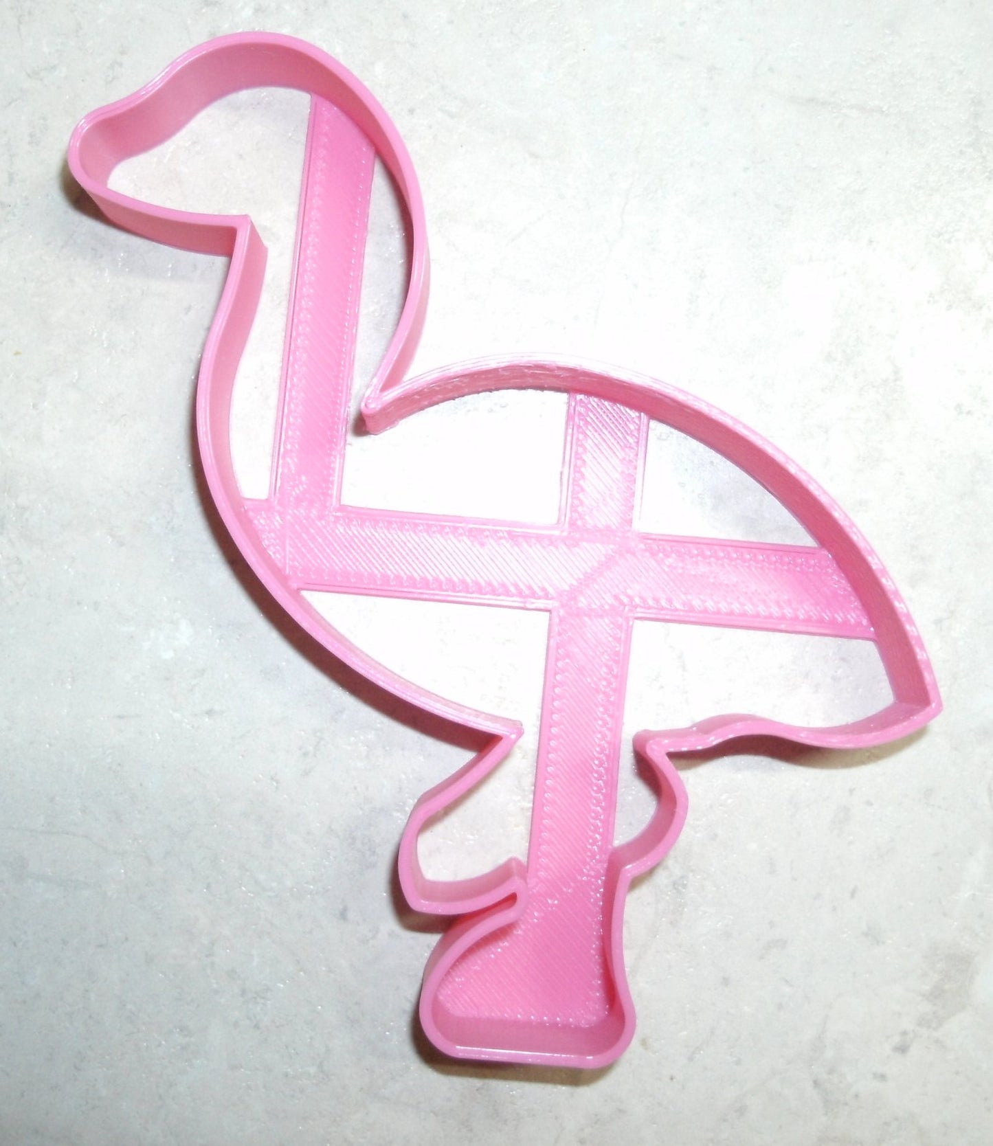 6x Flamingo Tropic Fondant Cutter Cupcake Topper Size 1.75" USA FD679