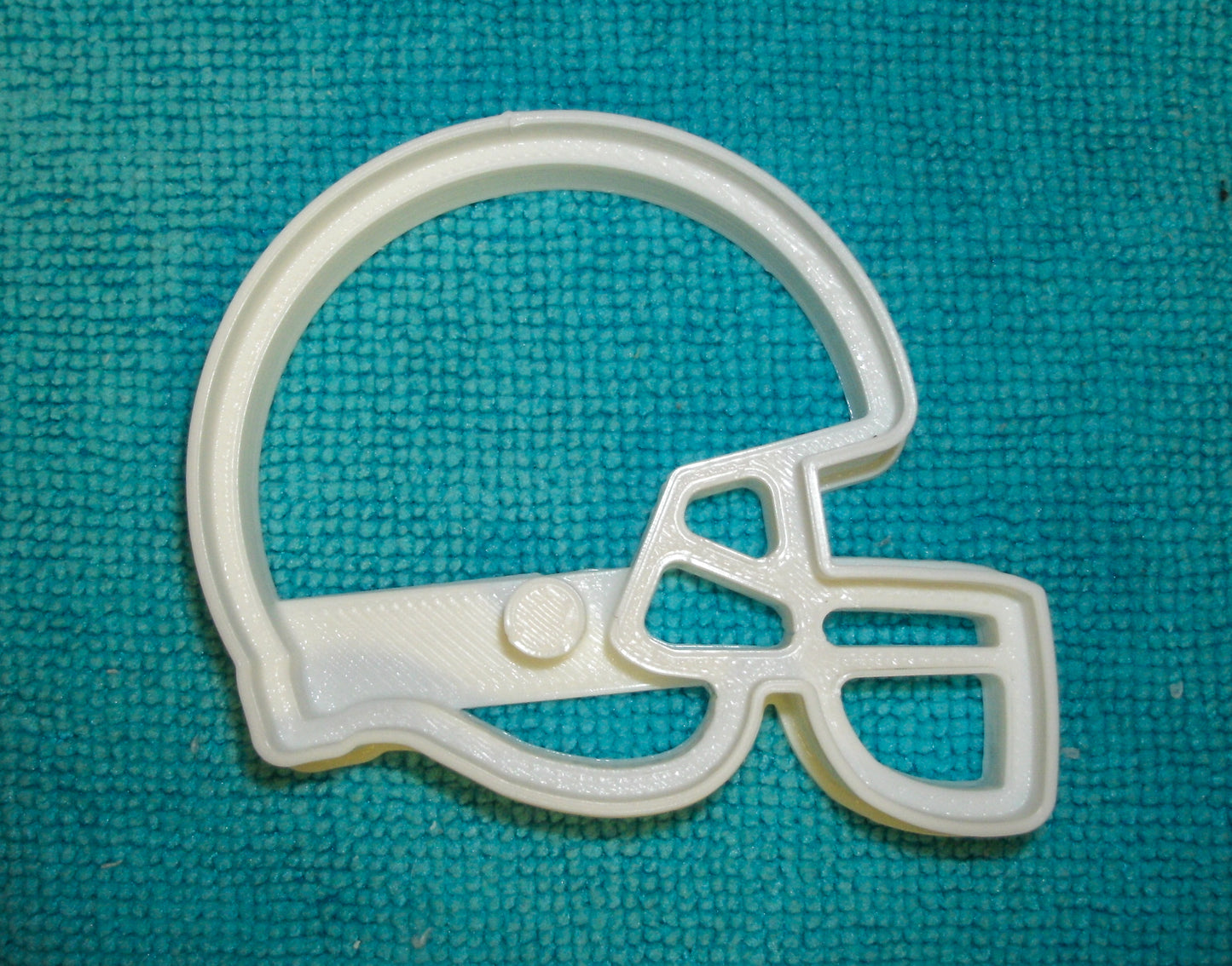 6x Football Helmet Fondant Cutter Cupcake Topper Size 1.75" USA FD821