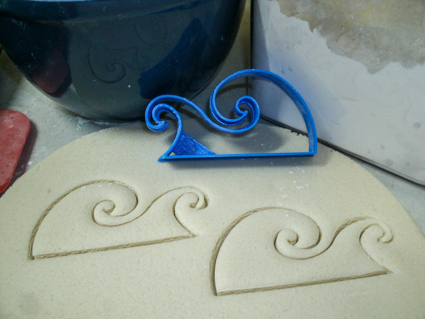 Ocean Waves Beach Lake Sea Surf Cookie Cutter 3D Printed Made In USA PR891