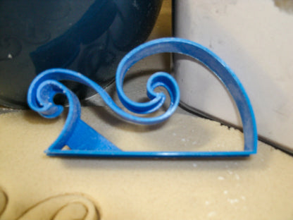 Ocean Waves Beach Lake Sea Surf Cookie Cutter 3D Printed Made In USA PR891