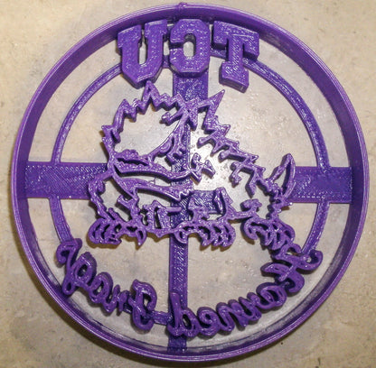 TCU Horned Frogs Texas Christian University Cookie Cutter Made In USA PR931