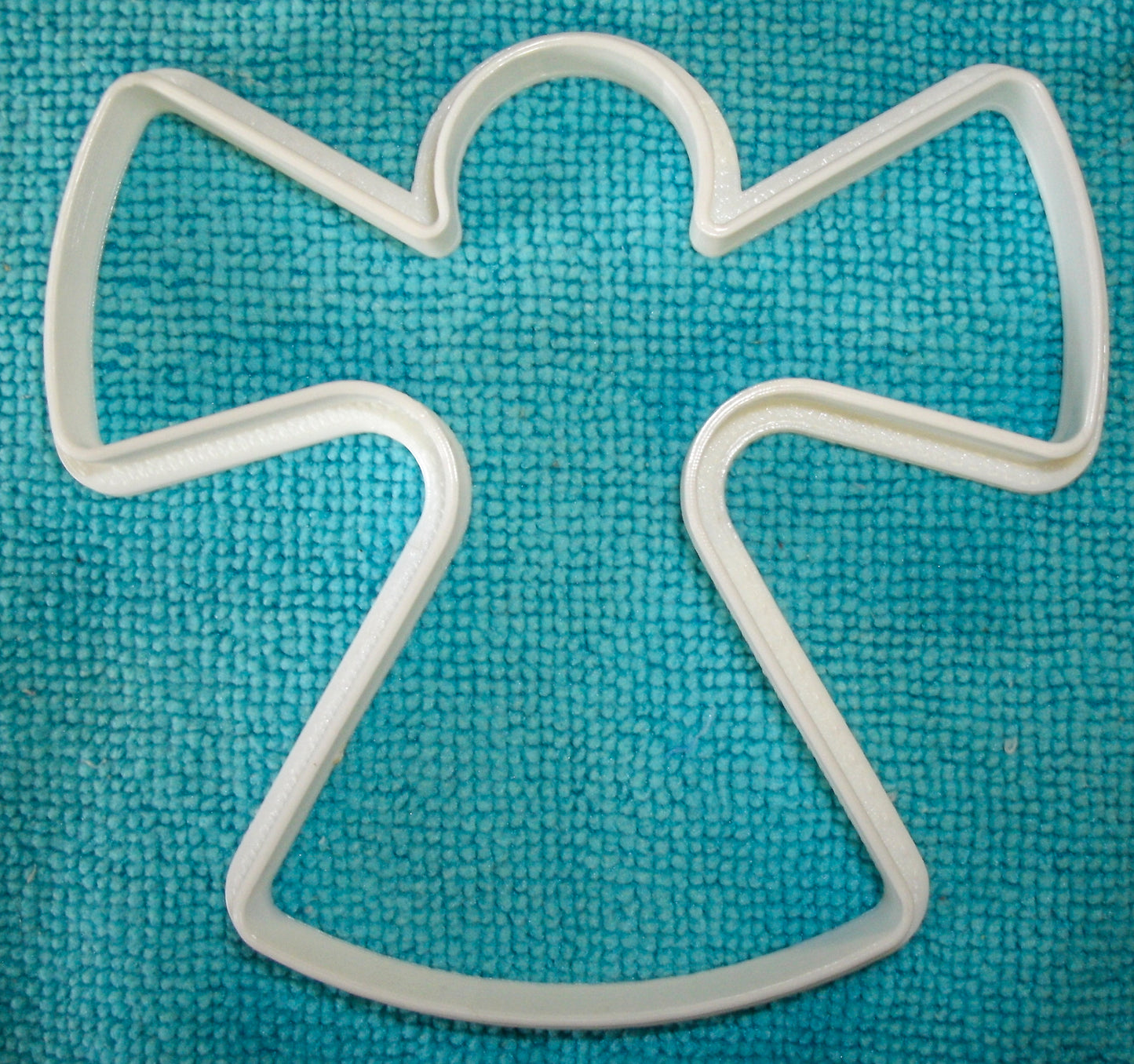 6x Snow Angel Winter Fondant Cutter Cupcake Topper Size 1.75" USA FD274