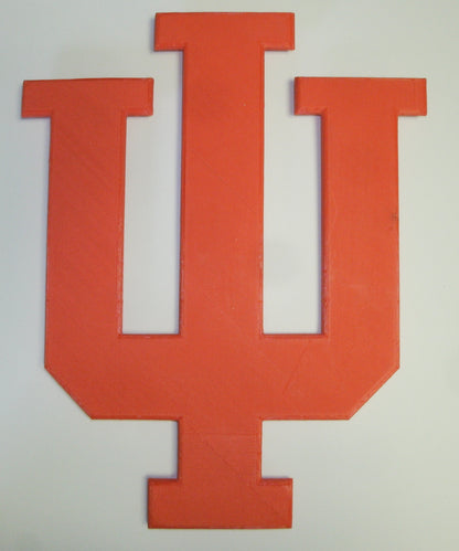 IU Indiana University Trident Memorial Yard Sign Wall Hanging Made in USA PR956