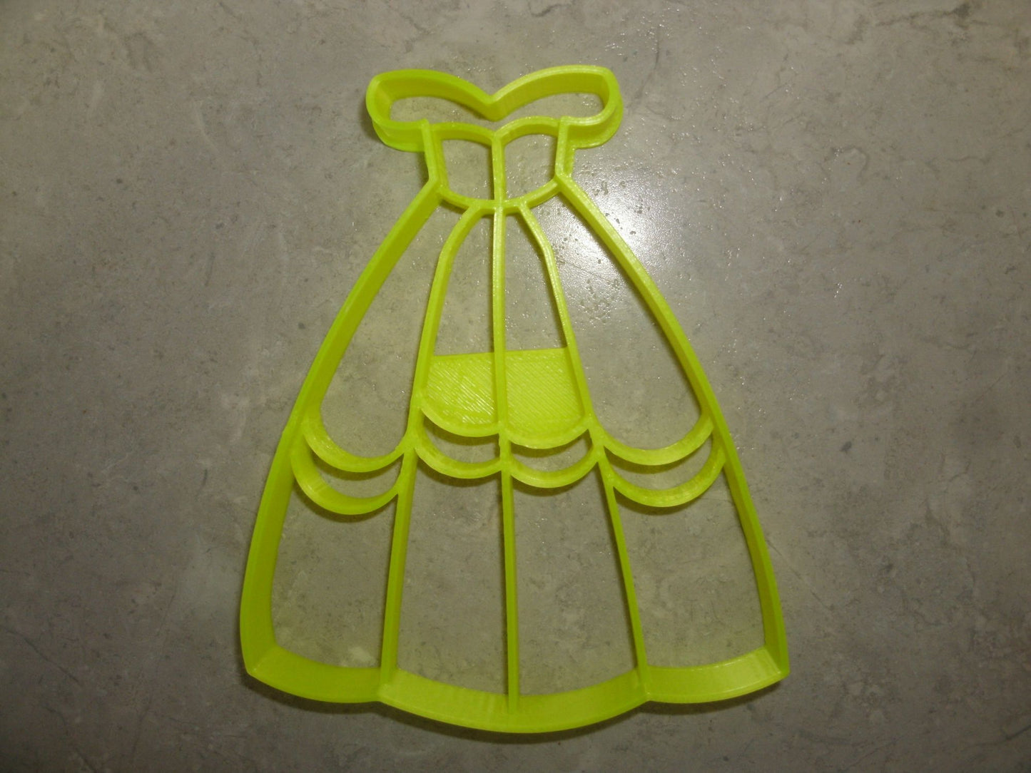 6x Belle Princess Dress Fondant Cutter Cupcake Topper 1.75 IN USA FD2908