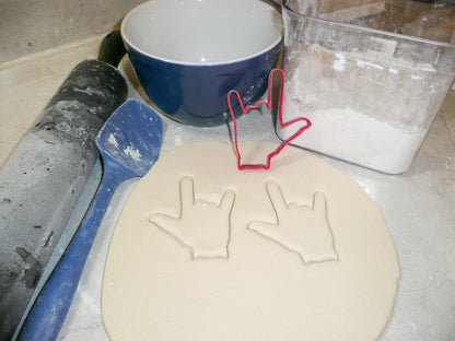 I Love You ASL Sign Language Valentines Day Cookie Cutter Made in USA PR211