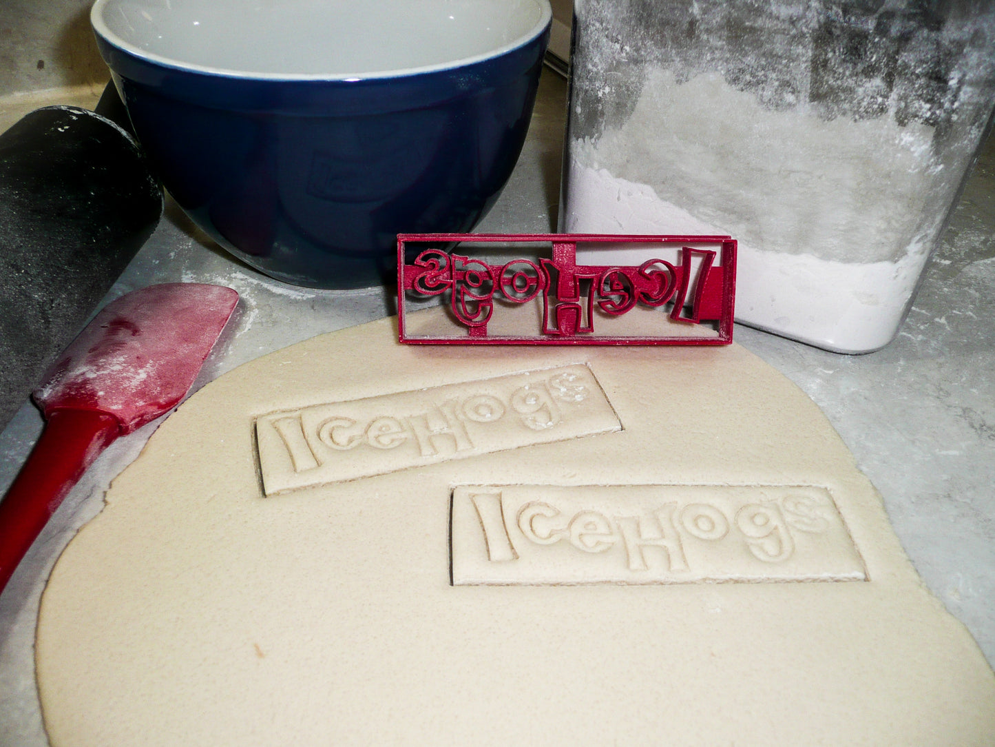 Rockford Icehogs AHL Hockey Name Cookie Cutter Made In USA PR946