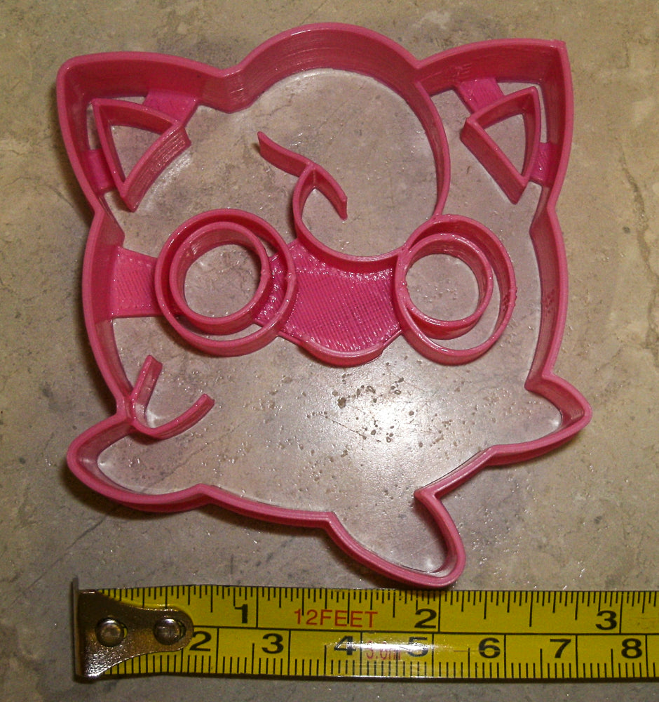 Jigglypuff Normal Fairy Type Pokemon Pink Balloon Cookie Cutter USA PR869