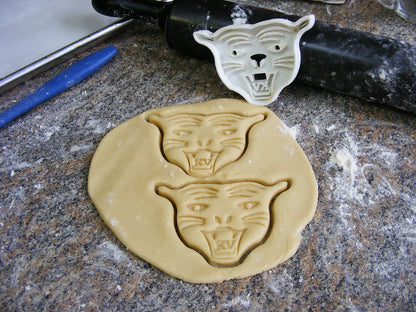 KVHS Kankakee Valley KV Cougar Face Mascot Cookie Cutter Made in USA PR315