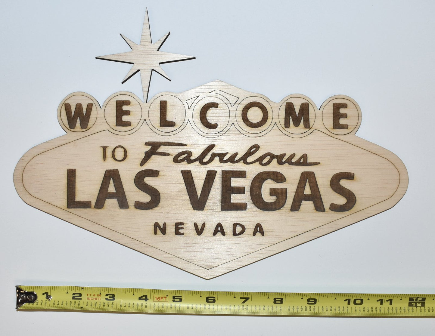 Welcome to Las Vegas Wood Sign Wooden Hanging Decor Made in USA LA149-WL