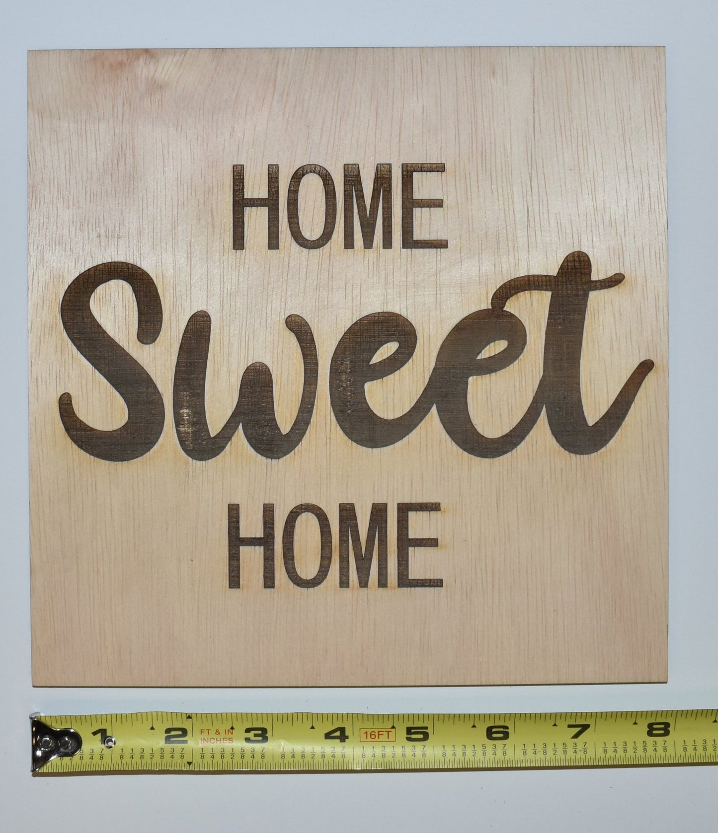 Home Sweet Home Wood Sign Wooden Hanging Decor Made in USA LA152-WL