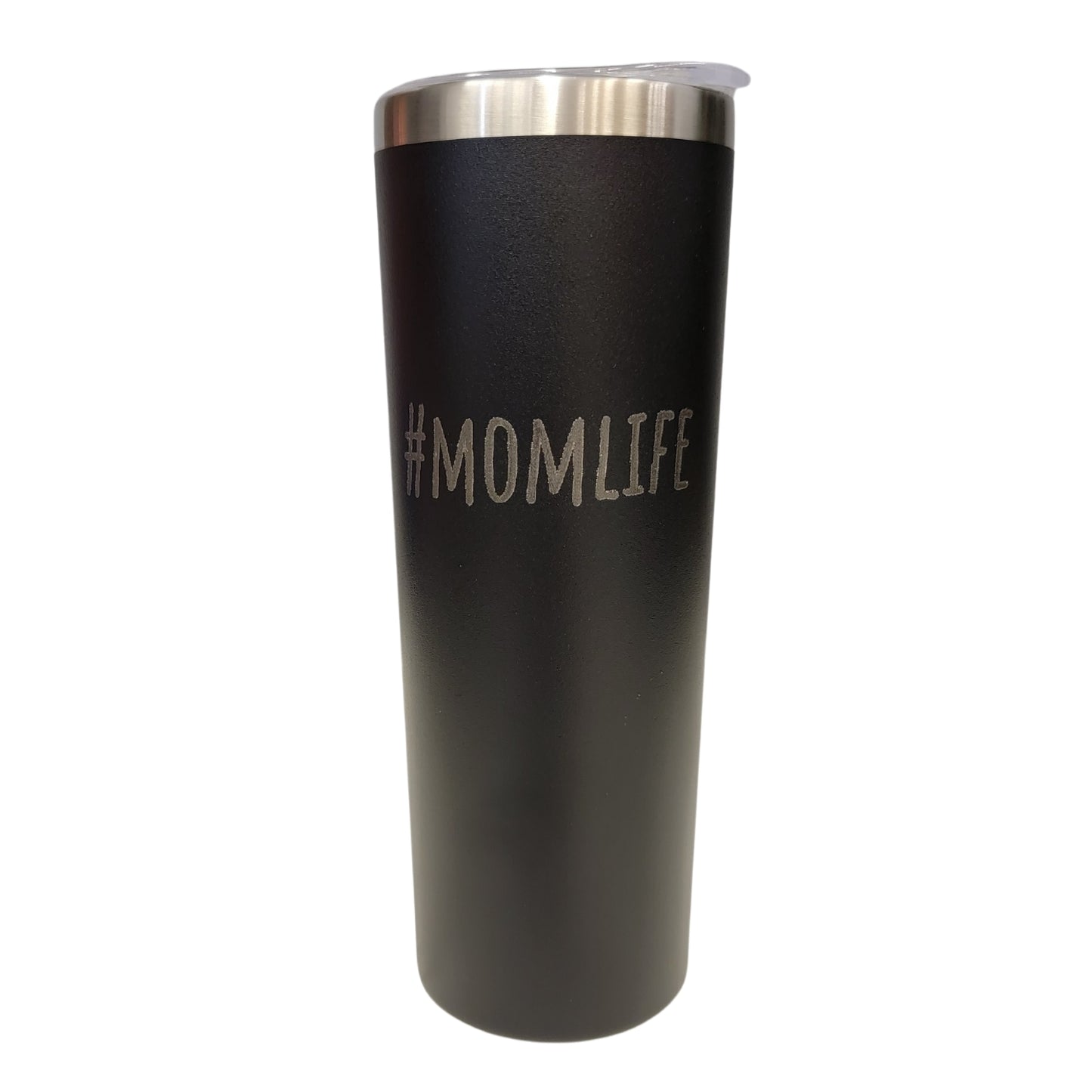 Hashtag MomLife Mom Life Black 20oz Skinny Tumbler LA5016