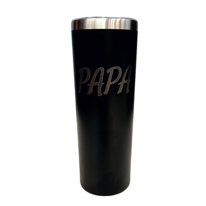 Papa Black 20oz Skinny Tumbler LA5027