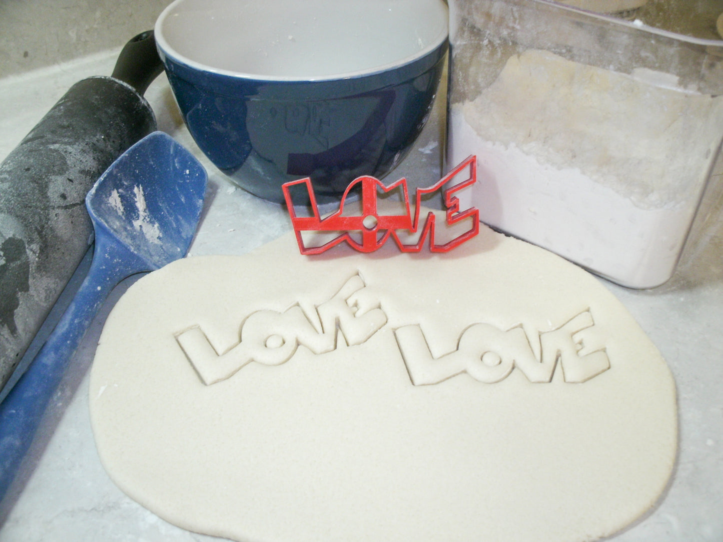 Love Word Valentine's Day Cookie Cutter Made in USA PR210