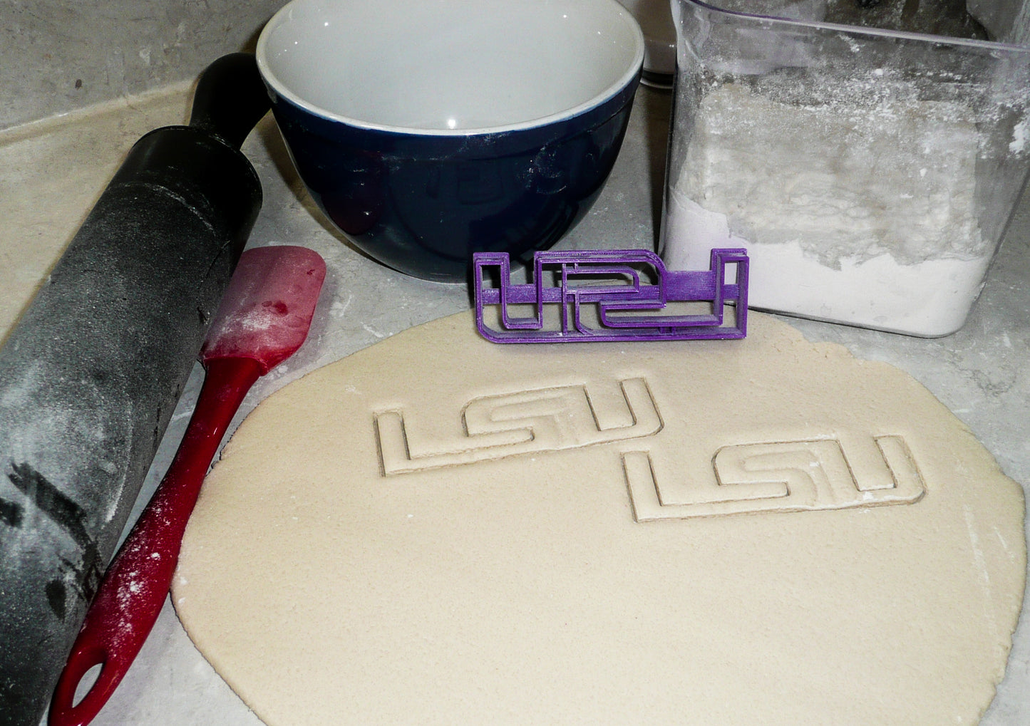 LSU Tigers Louisiana State University Football Cookie Cutter Made In USA PR940