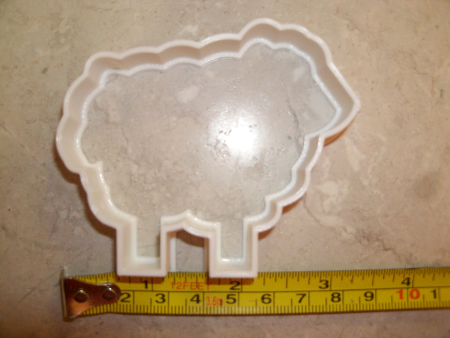 Easter Lamb Of God Sheep Animal Outline Cookie Cutter Made In USA PR219